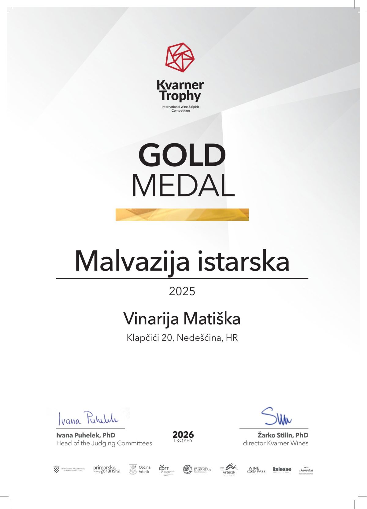 Zlatna Malvazija Trophy